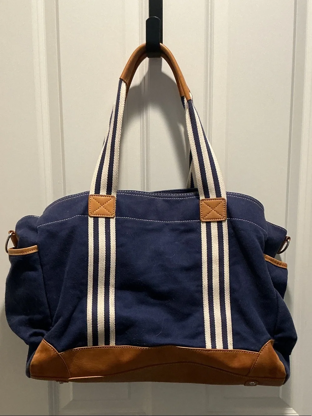 Pottery Barn Navy Classic Diaper Bag